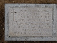 Struma Military Cemetery - Geoghegan, James